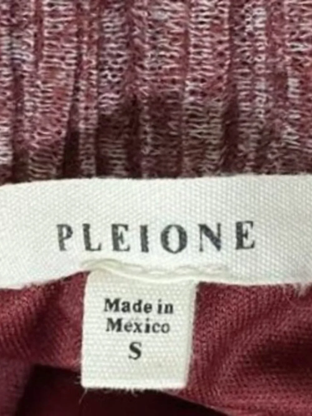 Pleione burgundy pleated